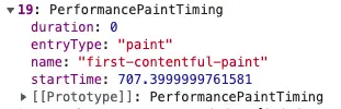 PerformancePaintTiming